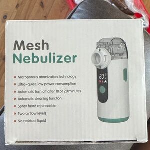 Brand new Mesh Nebulizer Portable Inhaler - White & green